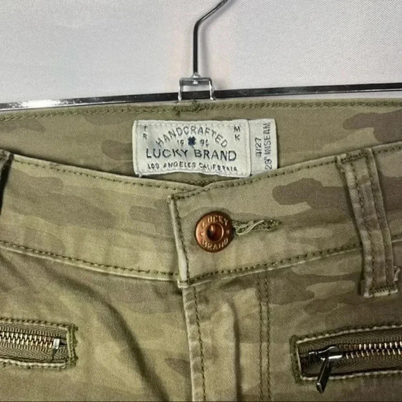 Lucky Brand Charlie Moto Cargo Camo Skinny Jeans 4 - Picture 4 of 4